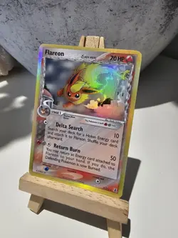 Flareon Holo EX Delta Species 5/113 Pokemon TCG - LP+ / NM - Image 2