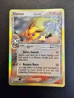 Flareon Holo EX Delta Species 5/113 Pokemon TCG - LP+ / NM - Image 5