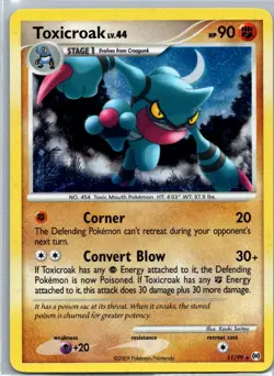 Pokemon TCG Toxicroak 11/99 Arceus Holo NM - Image 1