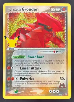 2021 Pokemon Sword & Shield Celebrations Team Magma's Groudon Classic #9/95 - Image 1