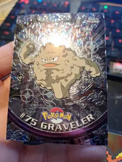Graveler #75 Pokemon Topps Chrome Holo Foil TV Animation Series NM - Image 2