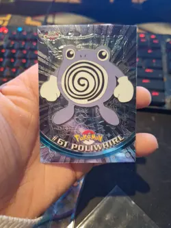 Poliwhirl #61 Pokemon Topps Chrome Holo Foil NM Vintage - Image 2