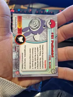 Poliwhirl #61 Pokemon Topps Chrome Holo Foil NM Vintage - Image 4