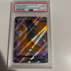 2020 Pokemon SWSH Champions Path Charizard V #50 PSA 10 - Image 5