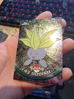 Oddish #43 Pokemon Topps Chrome Holo Foil NM Vintage - Image 2