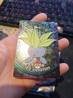 Oddish #43 Pokemon Topps Chrome Holo Foil NM Vintage - Image 3