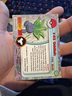 Oddish #43 Pokemon Topps Chrome Holo Foil NM Vintage - Image 5