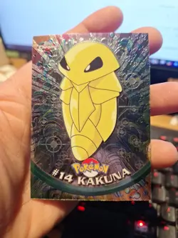 Kakuna #14 Pokemon Topps Chrome Spectra Holo Foil TV Animation NM Vintage - Image 1