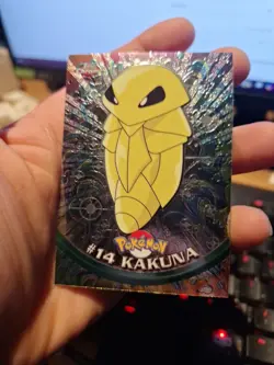 Kakuna #14 Pokemon Topps Chrome Spectra Holo Foil TV Animation NM Vintage - Image 4