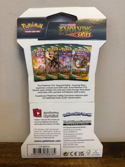 2X Pokemon TCG: Sword/Shield Evolving Skies Sleeved Booster Packs - New/Sealed - Image 3
