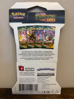 2X Pokemon TCG: Sword/Shield Evolving Skies Sleeved Booster Packs - New/Sealed - Image 5