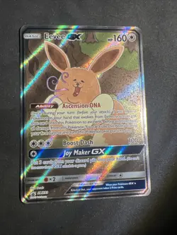 Pokemon TCG Eevee GX SM233 Full Art Black Star Promo Sun & Moon - Image 1