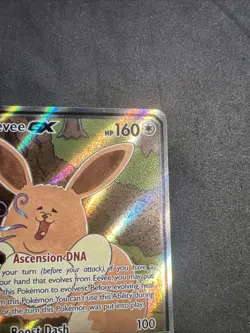 Pokemon TCG Eevee GX SM233 Full Art Black Star Promo Sun & Moon - Image 3