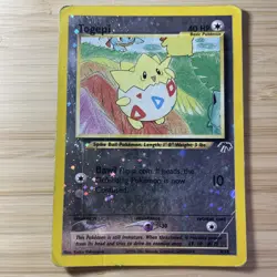 Pokemon TCG Togepi Reverse Holo Southern Islands HP (DMG) - DOUBLE SWIRL 💫 - Image 1