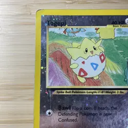 Pokemon TCG Togepi Reverse Holo Southern Islands HP (DMG) - DOUBLE SWIRL 💫 - Image 3