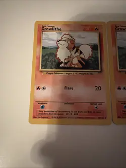 Pokemon Base Set Growlithe 28/102 NM/LP Lot of 4 for price of 1!! - Image 2