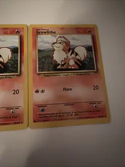 Pokemon Base Set Growlithe 28/102 NM/LP Lot of 4 for price of 1!! - Image 5