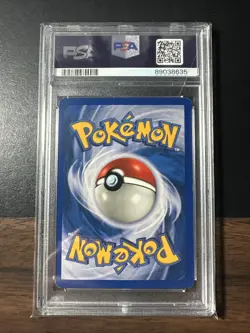 2000 Pokemon VINTAGE WOTC Unlimited Neo Genesis Marill #66 PSA 8 - Image 2