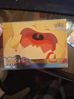 Don’t Cry, Togepi! #43 Topps Pokemon Pikachu’s Vacation Movie Holo NM blue logo - Image 1