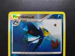 Pokemon - Empoleon 26/127 Rare Reverse Holo Platinum Base Set French - Image 2