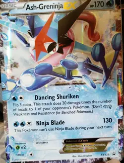 Ash-Greninja EX (XY133) [Jumbo Holo] (LP) - Pokemon - XY Promos ⭐ - Image 1