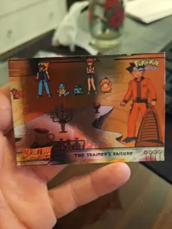 The Trainer’s Failure #22 - Pokemon Topps Mewtwo Strikes Back Holo Blue Logo NM - Image 1