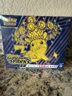 Pokemon TCG Surging Sparks Elite Trainer Box ETB New/Sealed ✅ Scarlet and Violet - Image 1