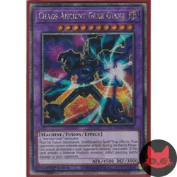 Yugioh Chaos Ancient Gear Giant MP24-EN042 QC Secret Rare 1st Edition NM - Image 1