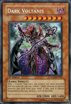 Dark Voltanis CRMS-EN081 Secret Rare 1st Edition - Image 1