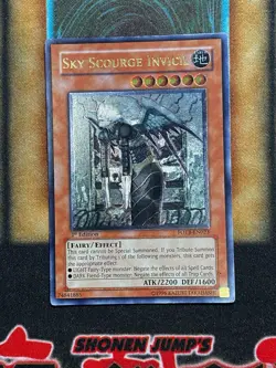 Yugioh Sky Scourge Invicil FOTB-EN023 Ultimate Rare 1st Ed MP - Image 1