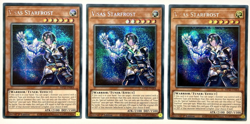 3 x MP23-EN064 Visas Starfrost - Secret Rare 1st Edition Lightly Played YuGiOh - Image 1