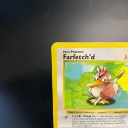 Farfetch'd 027/102 Base Set (Shadowless) Vintage Pokemon Card WOTC | LP-MP - Image 2