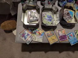 Pokemon cards in tins and binder bundle job lot. - Image 3