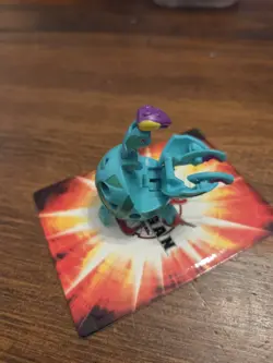 Bakugan Ventus Mantris B2 550G Battle Brawlers 2" Green Opens Shuts No Card - Image 2