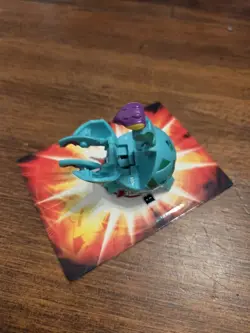 Bakugan Ventus Mantris B2 550G Battle Brawlers 2" Green Opens Shuts No Card - Image 3