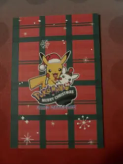 Mario Pikachu #2 Gold Holo Pokemon 2024 Card Database Merry Christmas Peru - Image 2