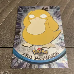 Topps Pokemon #54 Psyduck HOLO/FOIL CARD - TV Animation Edition, 1999 - Image 1