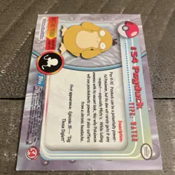 Topps Pokemon #54 Psyduck HOLO/FOIL CARD - TV Animation Edition, 1999 - Image 2