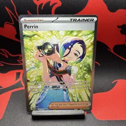 Pokemon TCG Trainer Perrin Special Illustration Card 220/167 Twilight Masquerade - Image 1