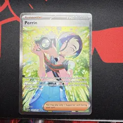 Pokemon TCG Trainer Perrin Special Illustration Card 220/167 Twilight Masquerade - Image 3