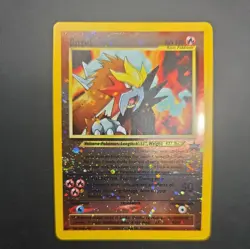 Entei Black Star WOTC Movie Promo 34 Reverse Holo Pokemon Card NM - Image 1