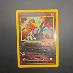 Entei Black Star WOTC Movie Promo 34 Reverse Holo Pokemon Card NM - Image 2
