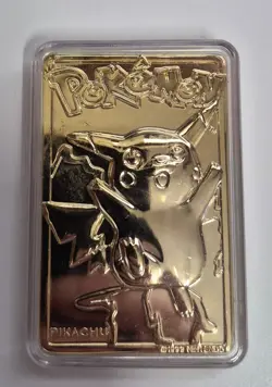 Pokemon Burger King Pikachu 23k Gold Plated Card 1999 with COA - Image 2