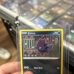 Pokemon Crimped Error Card - zorua, Evolving Skies - NM 102/203 - Image 1