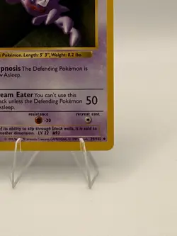 Pokemon TCG Haunter Base Set, 1st Edition Shadowless Card 29/102 - Image 4