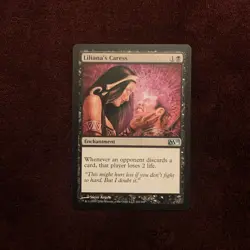 Liliana's Caress Magic 2011 M11 Regular Card NM Magic The Gathering MTG English - Image 1