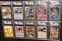 Lot Of Graded Pokemon Cards Slabs - Image 1