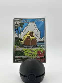 Pokemon TCG Alolan Dugtrio Holo Card Sv08: Surging Sparks 208/191 NM Condition - Image 1
