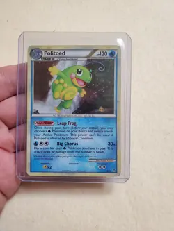 Politoed Holo Holo Rare Unleashed 7/95 LP Pokemon Card - Image 1