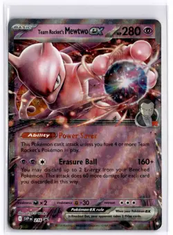 Team Rocket's Mewtwo ex SV: Scarlet & Violet Promo Cards 216 Pokemon SV: Scarle - Image 1